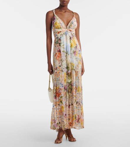 Verziertes Maxikleid aus Seide - Camilla - Modalova
