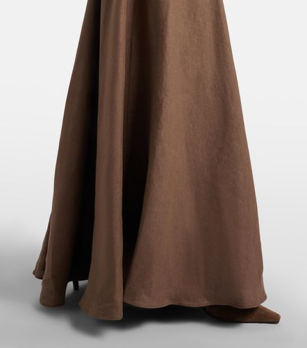 Abito lungo Eldred in lino - Ralph Lauren Collection - Modalova