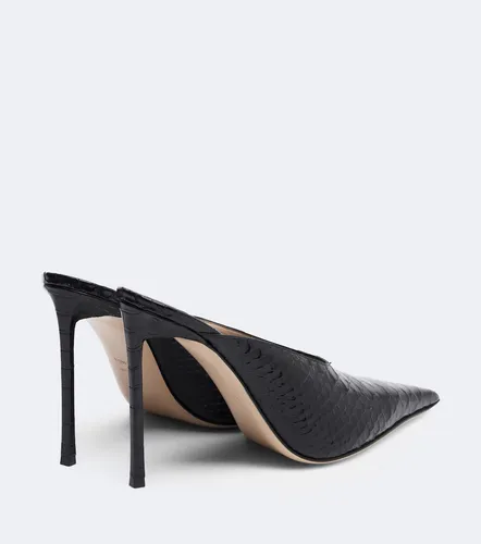 Tom Ford Snake-effect leather mules - Tom Ford - Modalova
