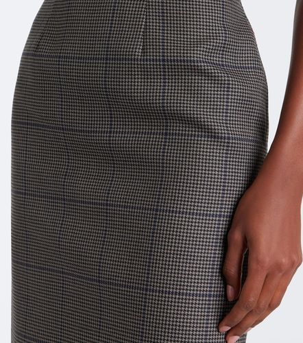 Mugler Midikleid aus Wolle - Mugler - Modalova
