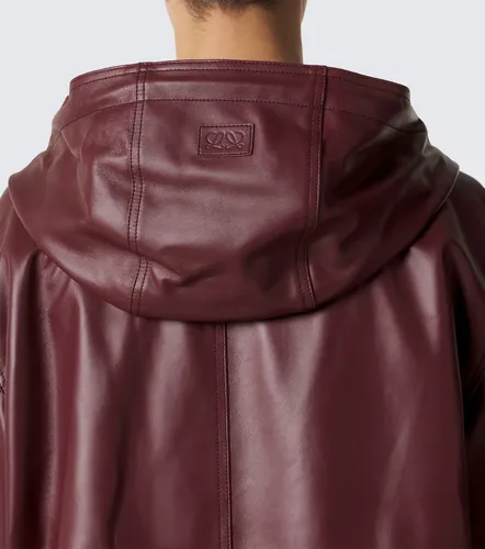 Loewe Hooded leather jacket - Loewe - Modalova