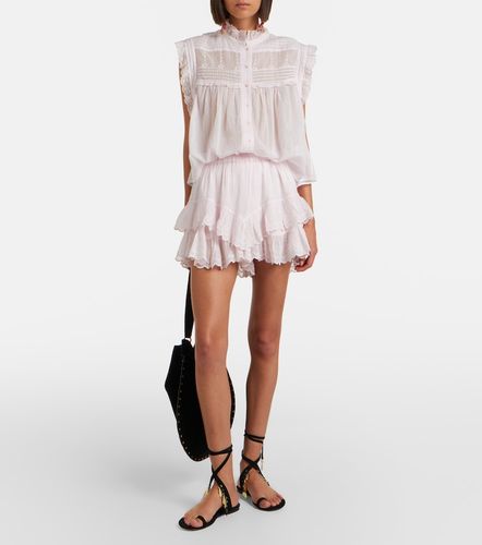 Blusa Dersia de algodón bordada - Marant Etoile - Modalova