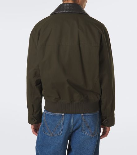 Chaqueta de sarga de algodón Intrecciato - Bottega Veneta - Modalova