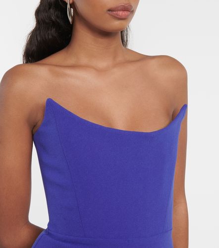 Strapless crepe minidress - Alex Perry - Modalova
