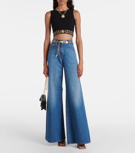 Versace Crop top Greca Border - Versace - Modalova