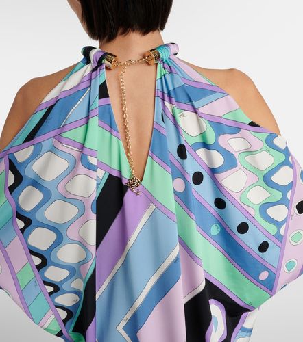 Caftán Vivara de satén estampado - Pucci - Modalova