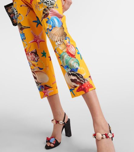 Pantaloni tapered Capri in cotone - Dolce&Gabbana - Modalova