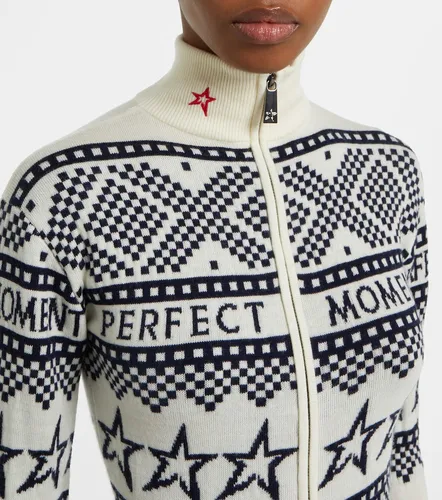 Wool intarsia bodysuit - Perfect Moment - Modalova