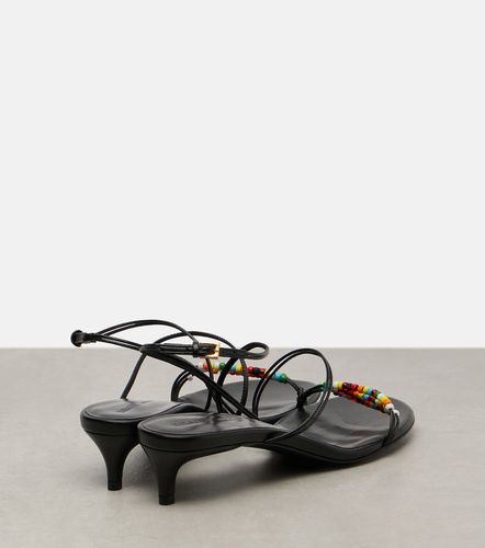 Loop 35 beaded leather sandals - Khaite - Modalova
