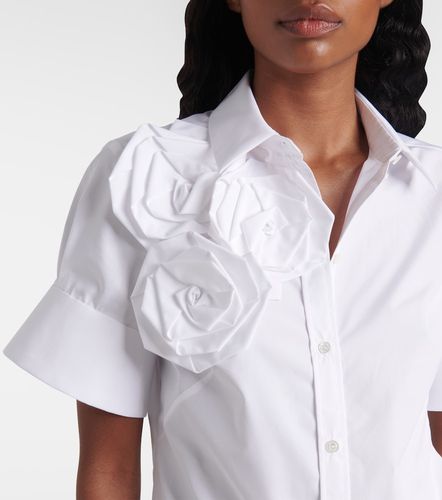 Camicia in cotone con applicazione - Erdem - Modalova