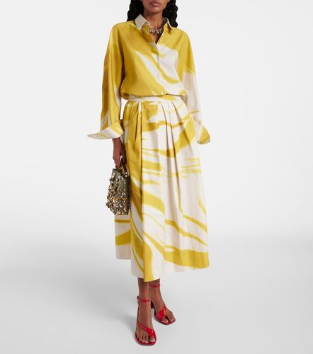 Camisa de algodón estampada - Dries Van Noten - Modalova