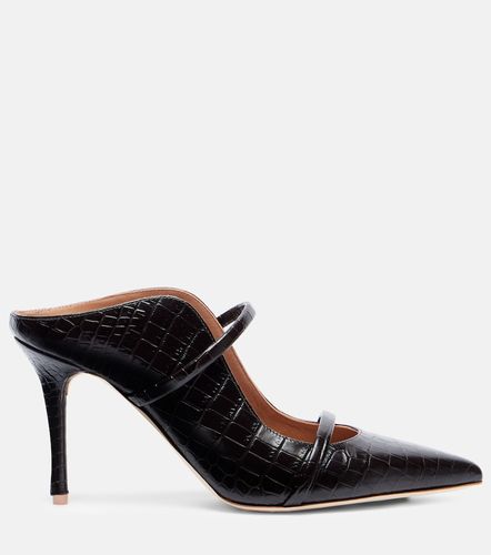 Maureen 85 croc-effect leather pumps - Malone Souliers - Modalova