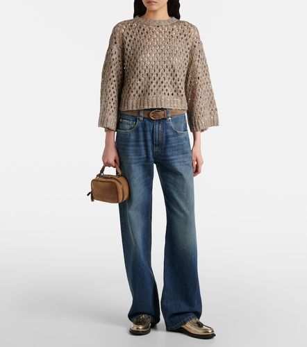 Jeans rectos de tiro bajo - Brunello Cucinelli - Modalova