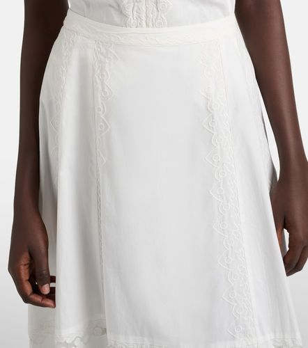Falda midi Lucia de algodón bordada - Ulla Johnson - Modalova