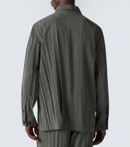 Giacca camicia in canvas - Giorgio Armani - Modalova