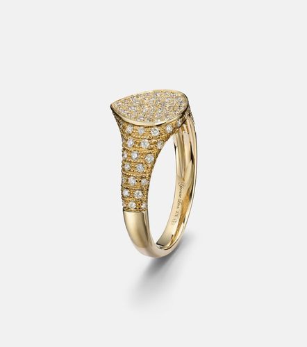 Mini 9kt ring with diamonds - Yvonne Leon - Modalova
