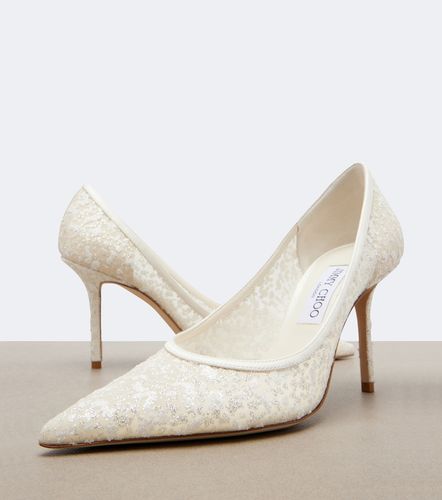 Bestickte Pumps Love aus Tüll - Jimmy Choo - Modalova