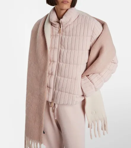 Cárdigan de plumas de lana y cachemir - Moncler - Modalova