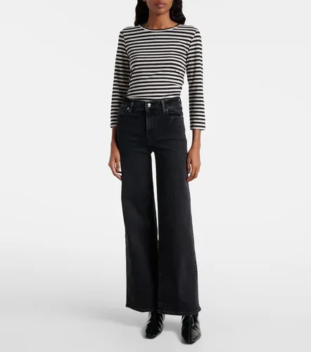 High-Rise Wide-Leg Jeans Le Slim Palazzo - Frame - Modalova