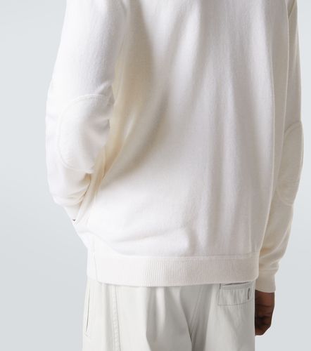 Zip-up wool and cashmere hoodie - Allude - Modalova
