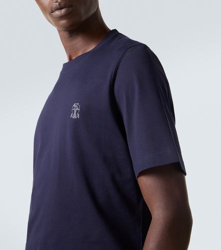 Camiseta de jersey de algodón - Brunello Cucinelli - Modalova