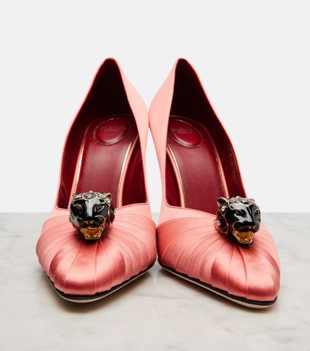 Pumps Pas De Chat 105 in raso - Valentino Garavani - Modalova