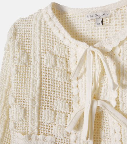 Cárdigan Inez de croché en mezcla de algodón - Bebe Organic - Modalova