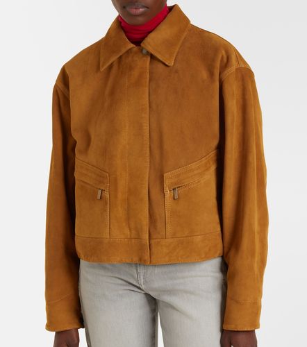 Cropped suede jacket - 7 For All Mankind - Modalova