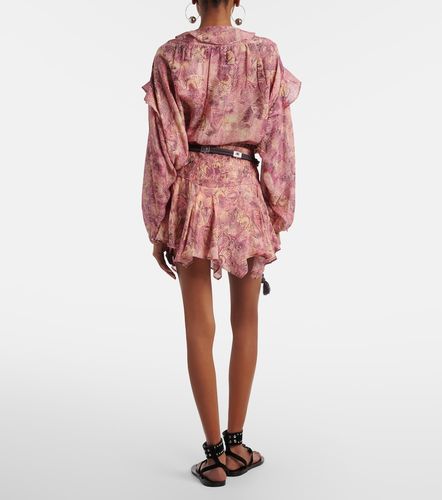 Minifalda Ceiva de seda estampada - Isabel Marant - Modalova