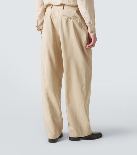 Pantaloni regular Archivio in misto seta - Giorgio Armani - Modalova