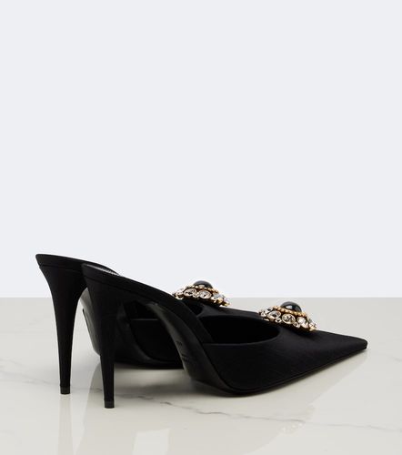 Saint Laurent Mules Cosmo in satin - Saint Laurent - Modalova