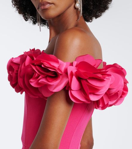 Vestido de fiesta Odetta de crepé con aplique floral - Rebecca Vallance - Modalova
