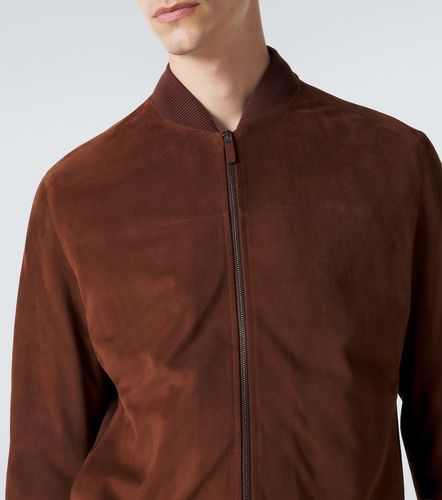 Zegna Giacca bomber in suede - Zegna - Modalova