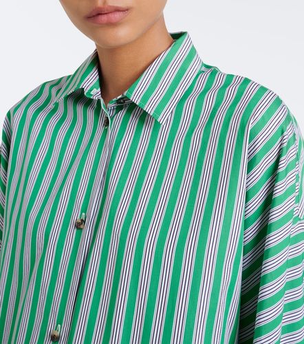 Camisa Double L de popelín de algodón a rayas - Loewe - Modalova