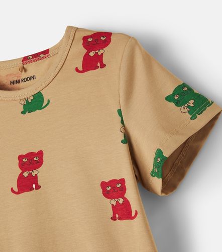 Camiseta en mezcla de algodón estampada - Mini Rodini - Modalova