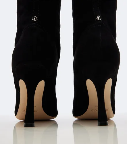 Jozi shearling-lined suede knee-high boots - Jimmy Choo - Modalova