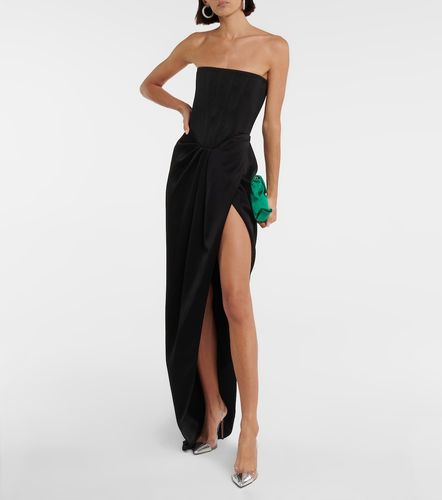 Ledger strapless satin gown - Alex Perry - Modalova