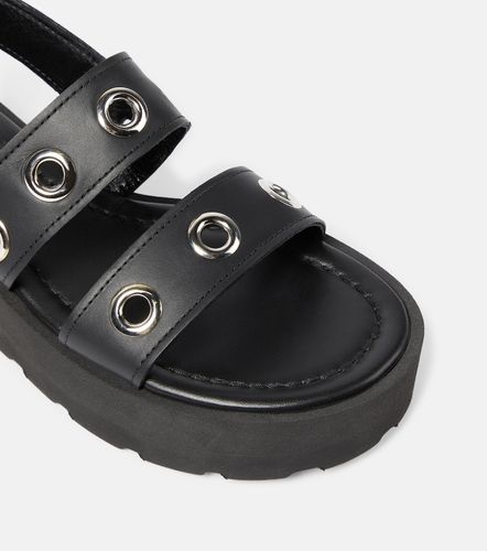 Sandali in pelle con plateau - Gianvito Rossi - Modalova