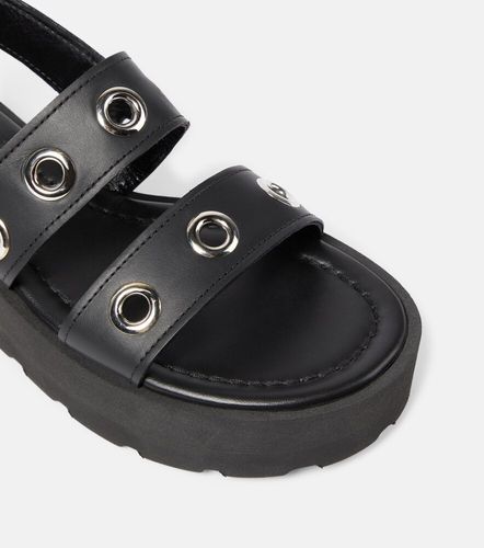 Sandalias de piel con plataforma - Gianvito Rossi - Modalova