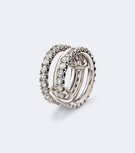 Juno 18kt white gold ring with diamonds - Spinelli Kilcollin - Modalova