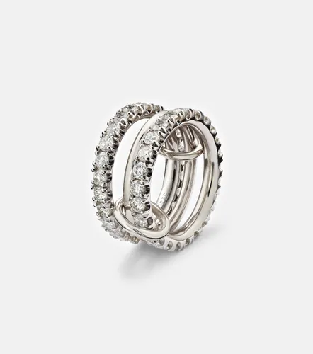 Juno 18kt white gold ring with diamonds - Spinelli Kilcollin - Modalova