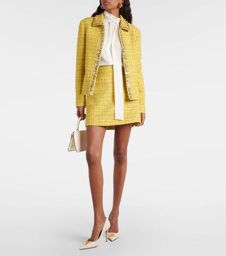 VGold tweed miniskirt - Valentino Garavani - Modalova