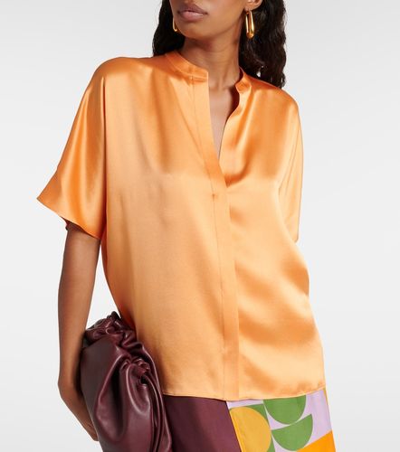 Vince Blusa de satén de seda - Vince - Modalova