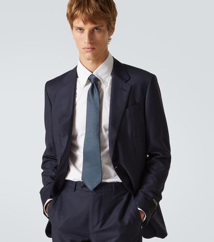 Zegna Cravatta in seta jacquard - Zegna - Modalova