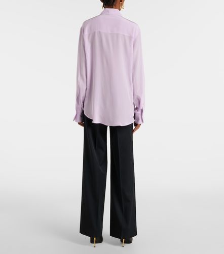 Ruffled asymmetric silk blouse - Victoria Beckham - Modalova