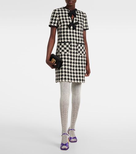 Valentino Logo wool-blend tights - Valentino - Modalova