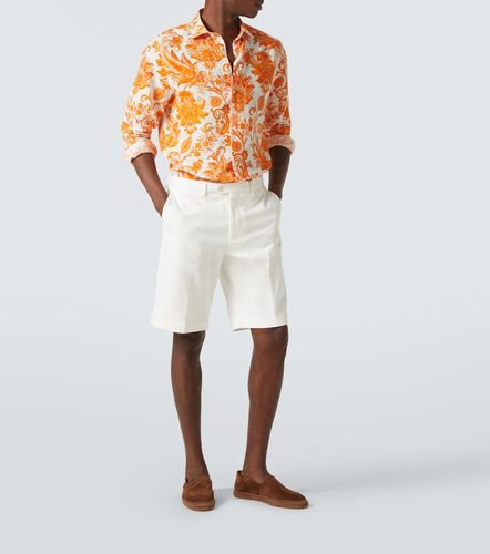 Camicia Roma in lino con stampa - Etro - Modalova