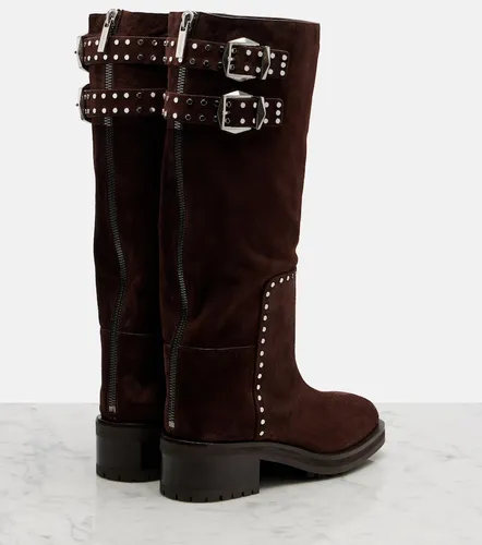 Brooklyn 50 studded suede knee-high boots - Jimmy Choo - Modalova