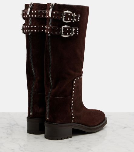 Stivali Brooklyn 50 in suede con borchie - Jimmy Choo - Modalova