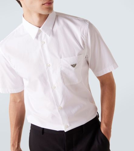 Camicia bowling in popeline di cotone - Prada - Modalova